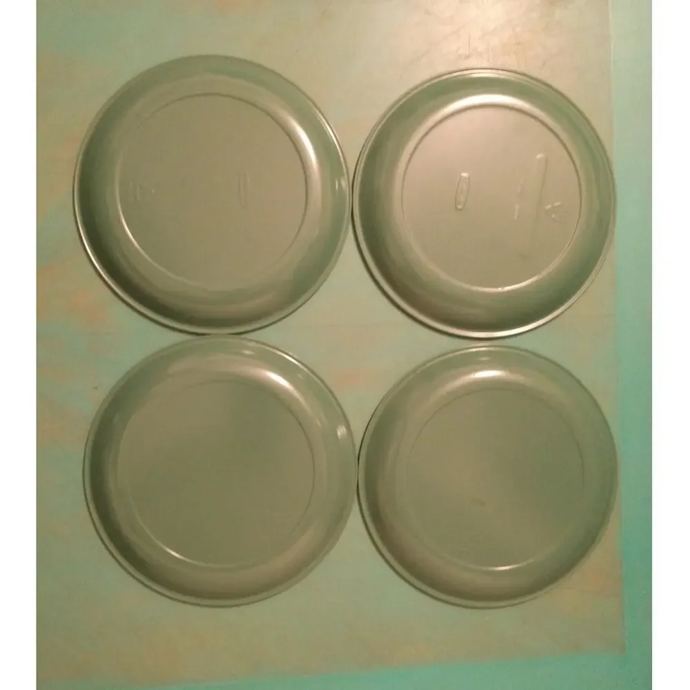 Vtg 1980s Rubbermaid Melamine Lunch Plates 8